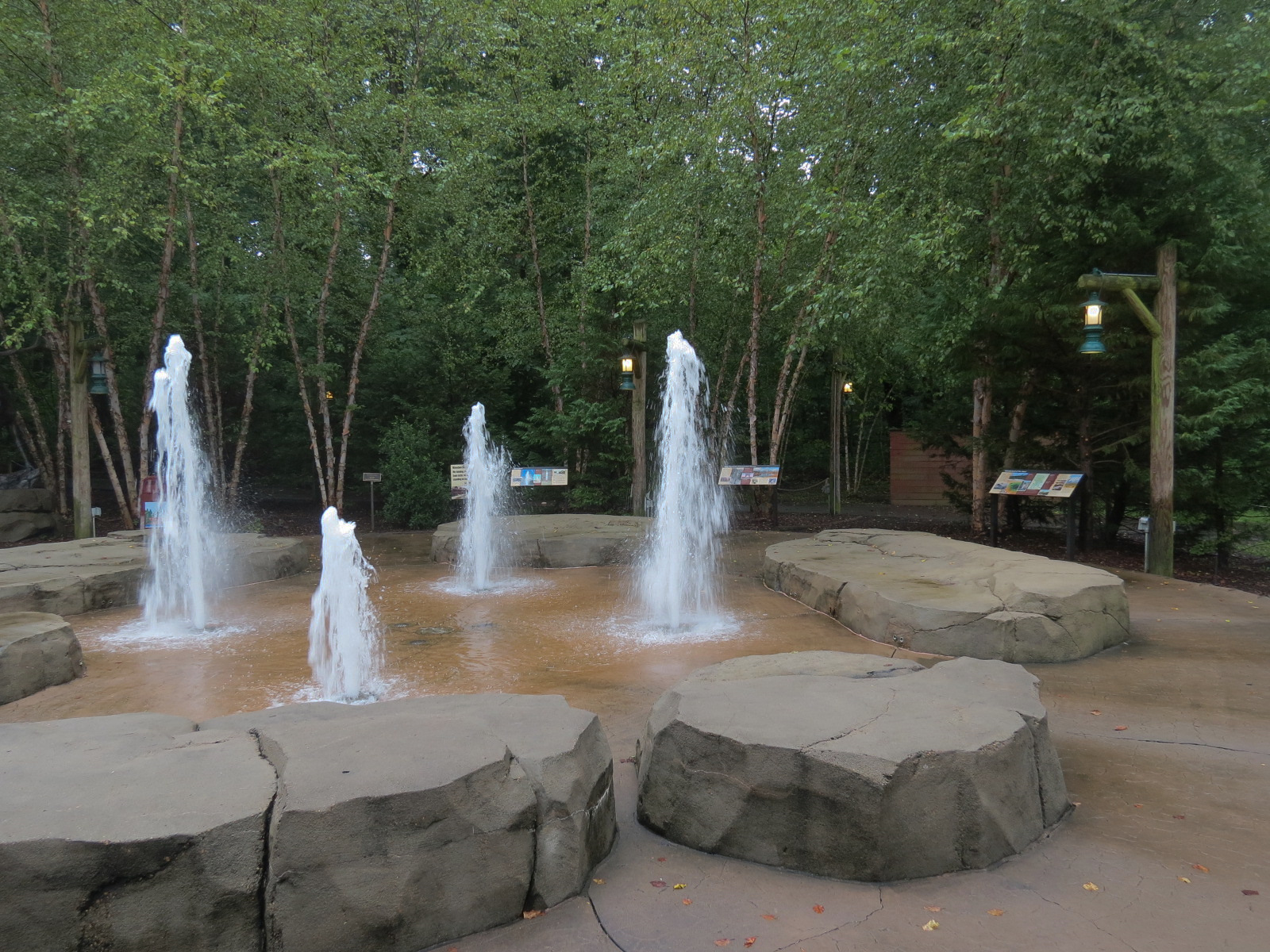 Teton Trek - Simulated Geyser Water Feature