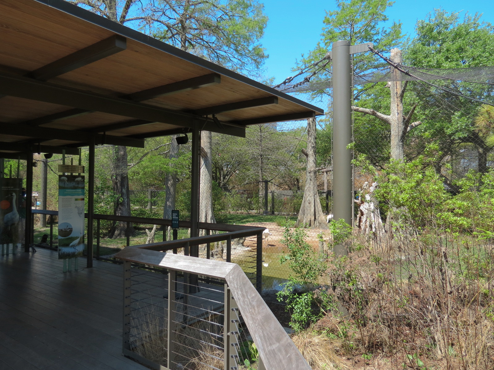 Texas Wetlands - Whooping Crane Exhibit - Viewing Shelter