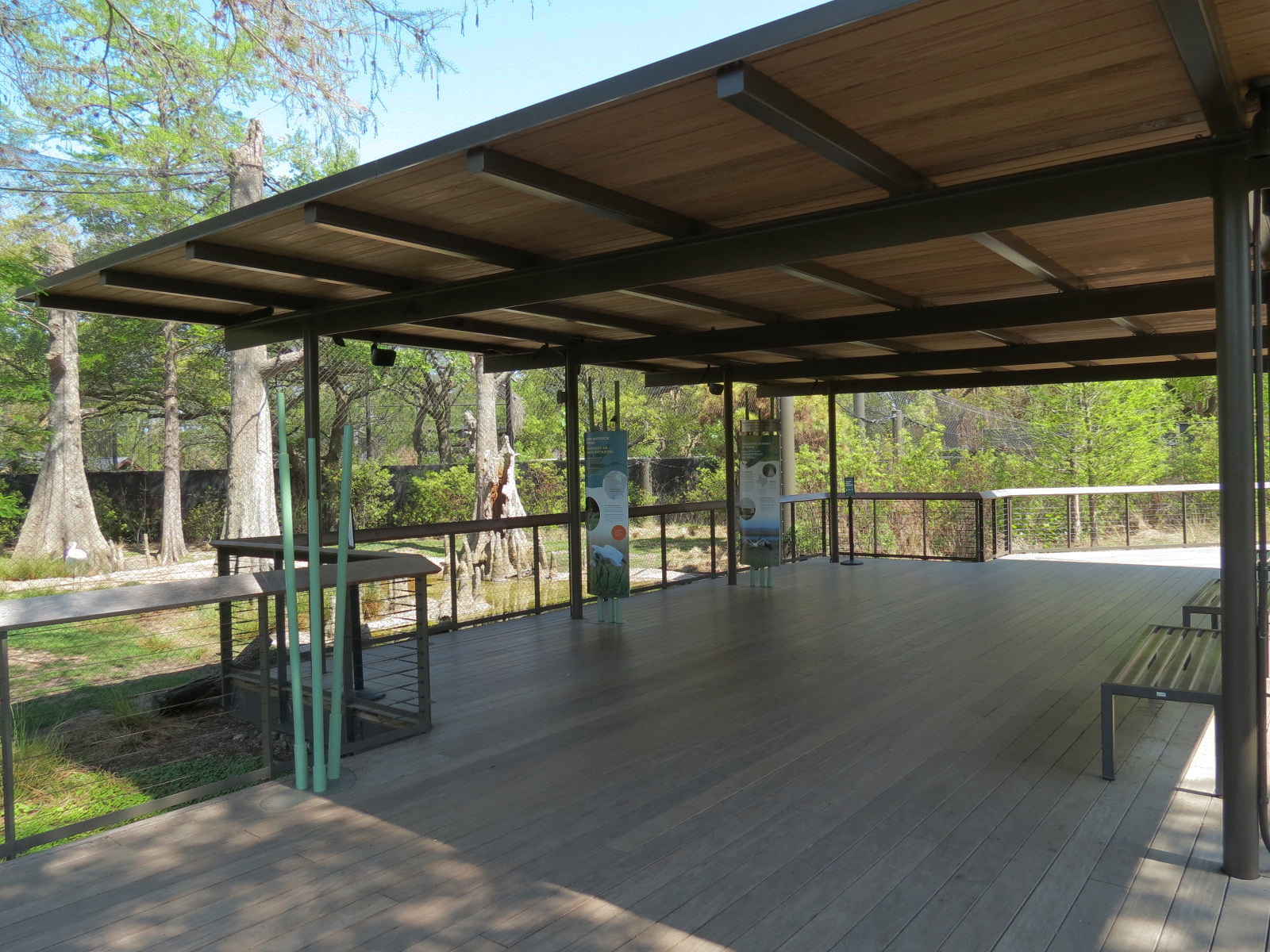 Texas Wetlands - Whooping Crane Exhibit - Viewing Shelter