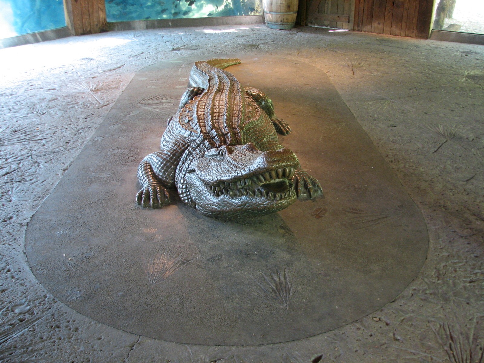 Texas Wild! - Pineywoods and Swamps - Alligator Statue