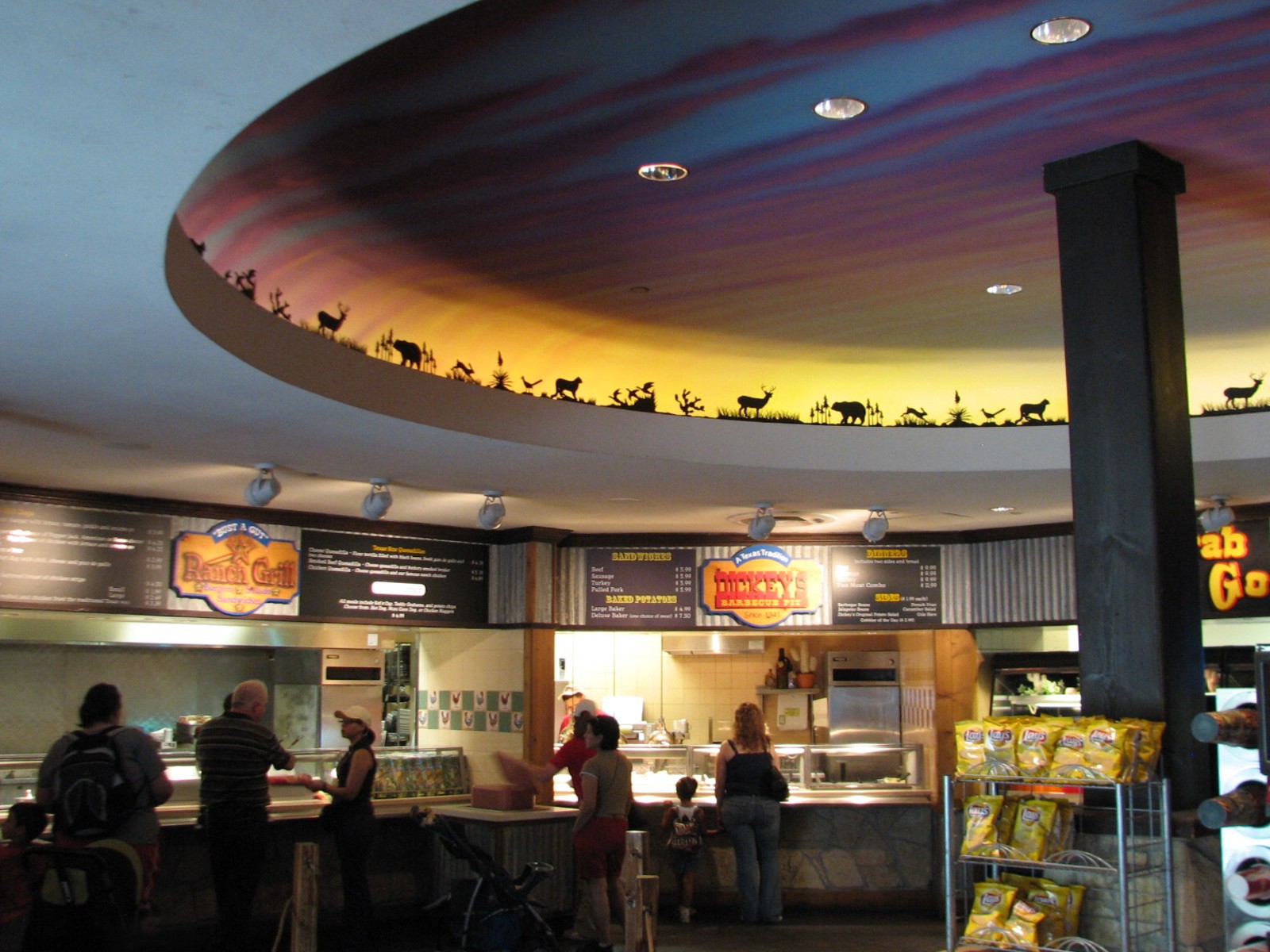 Texas Wild! - Texas Town - Bluebonnet Cafe Interior