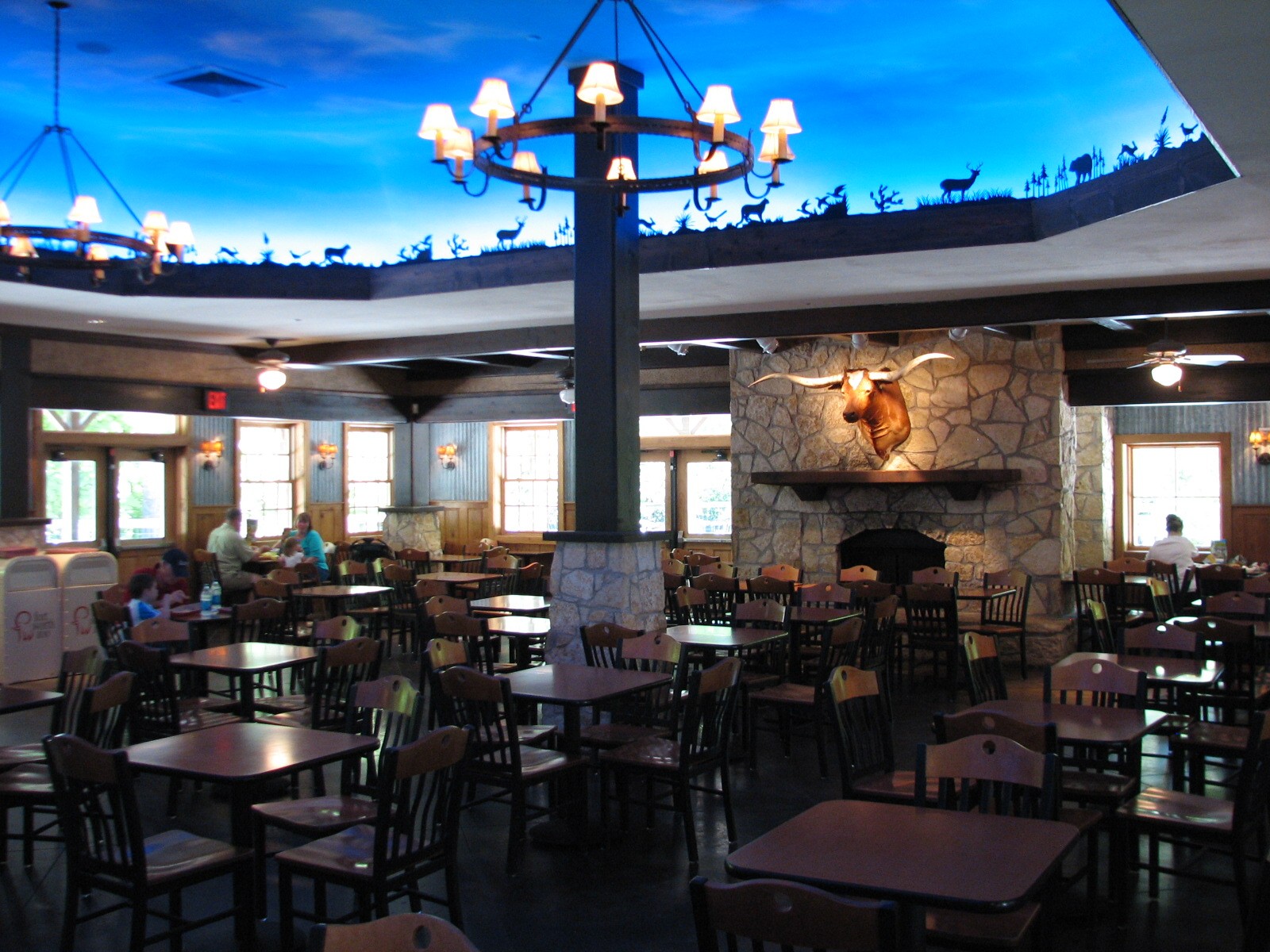 Texas Wild! - Texas Town - Bluebonnet Cafe Interior