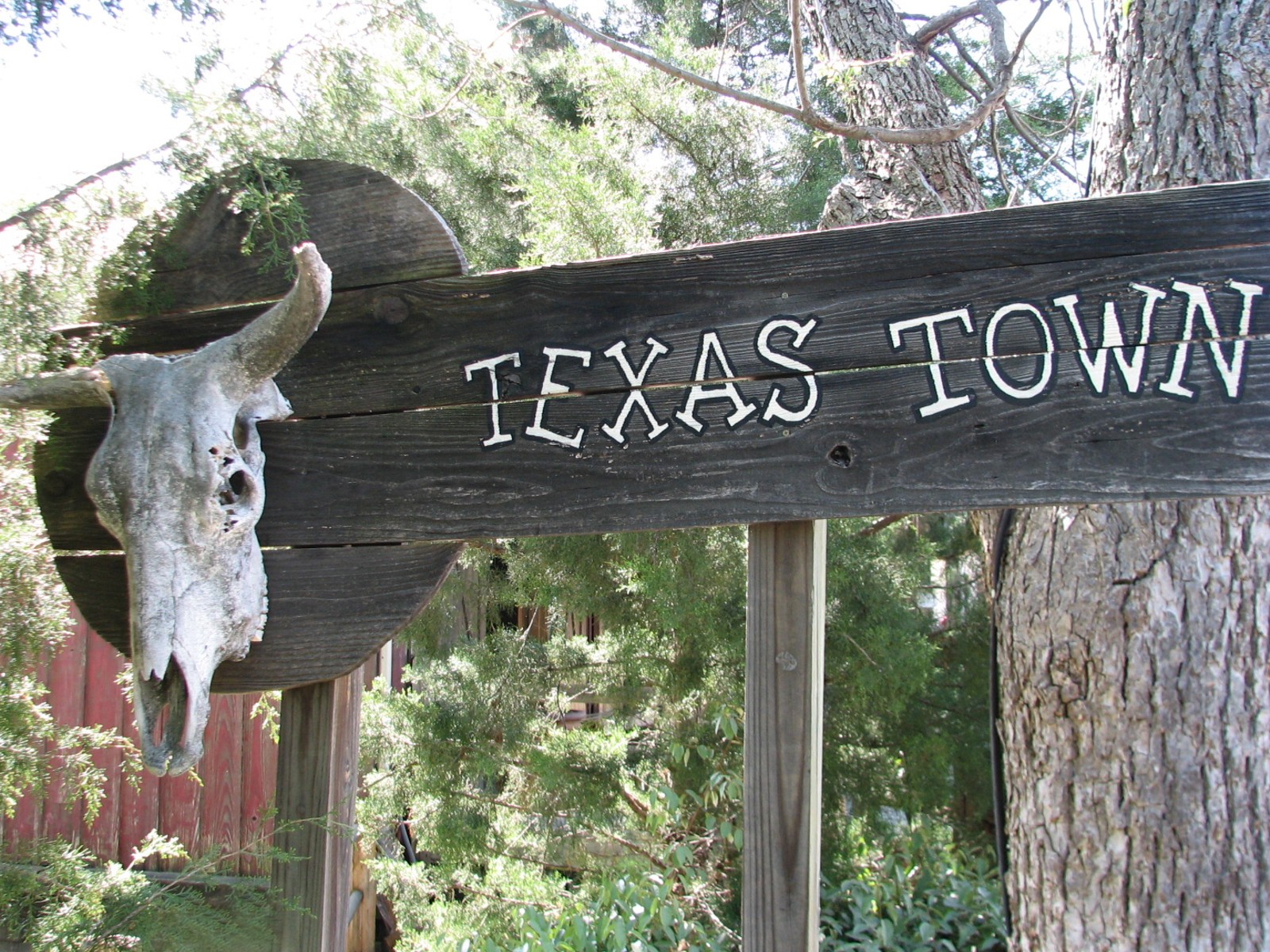 Texas Wild! - Texas Town - Sign