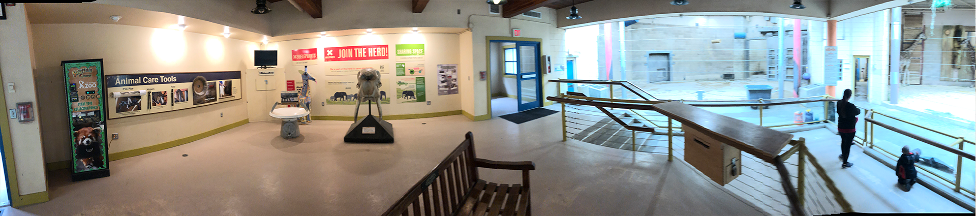 Textron Elephant/Giraffe Building Interior Panorama - Feb, 2020