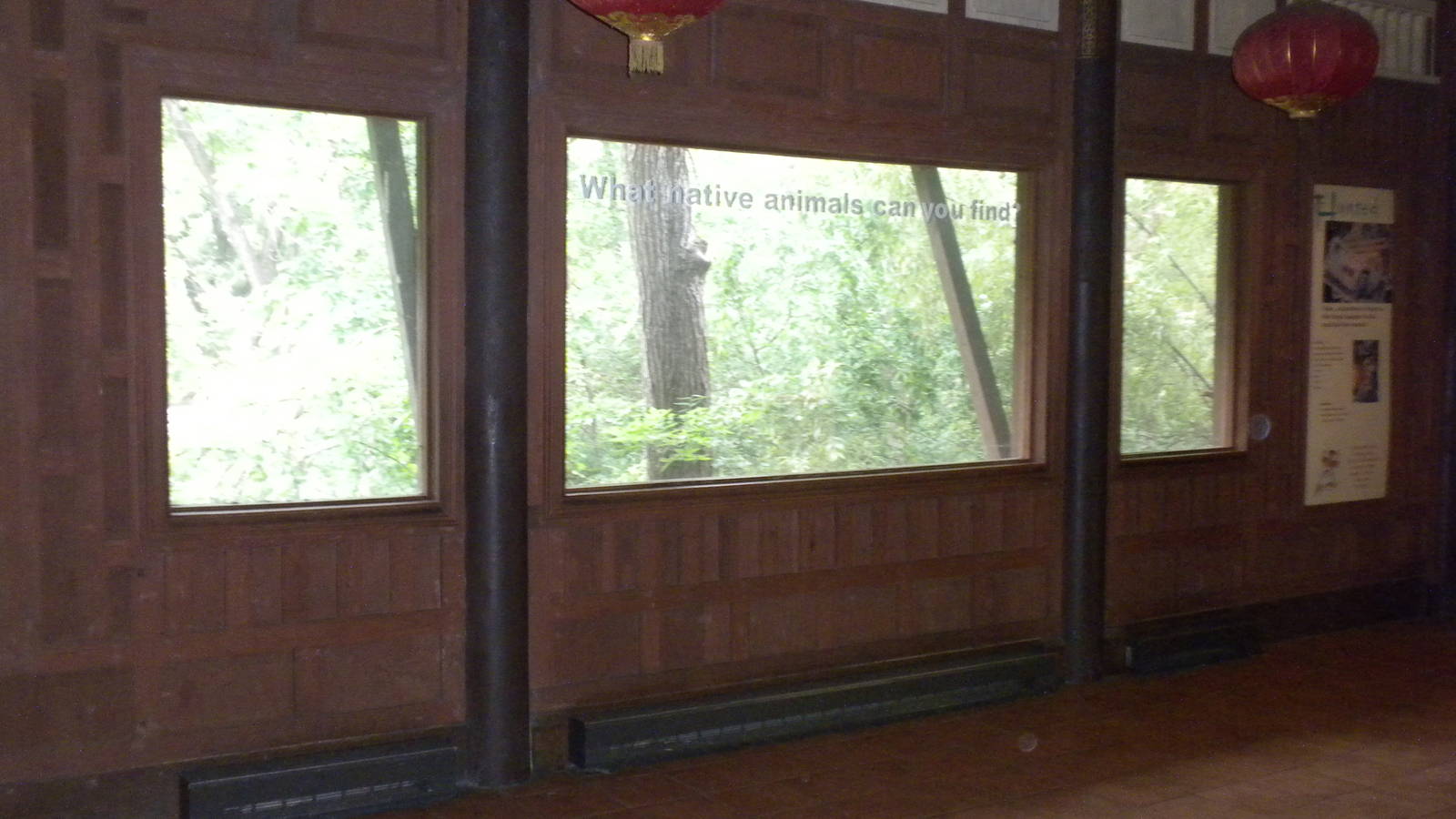 Thai bulding in the Tiger exhibit