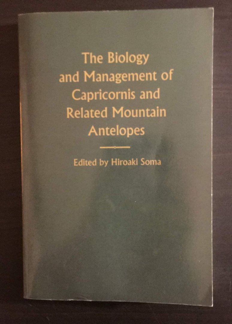 The Biology and Management of Capricornis and Related Mountain Antelopes