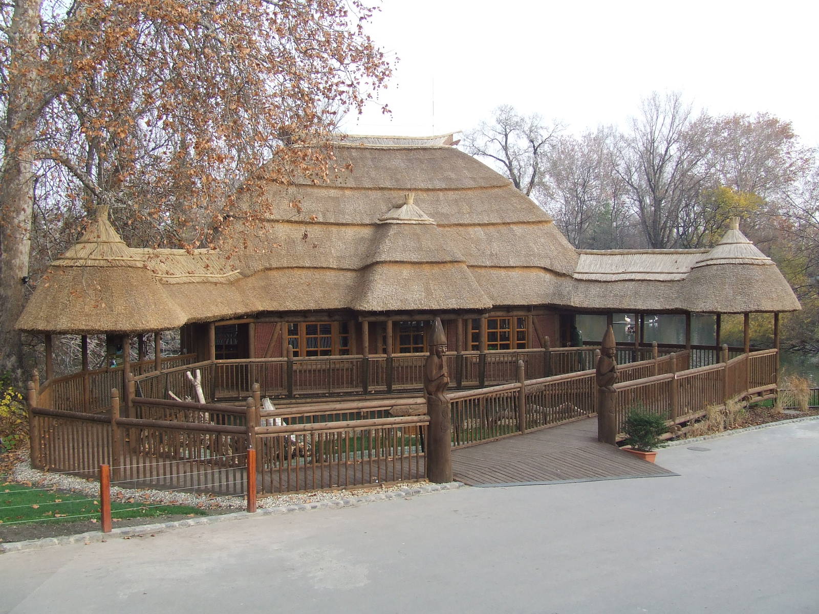 The Crocodile House at Budapest Zoo