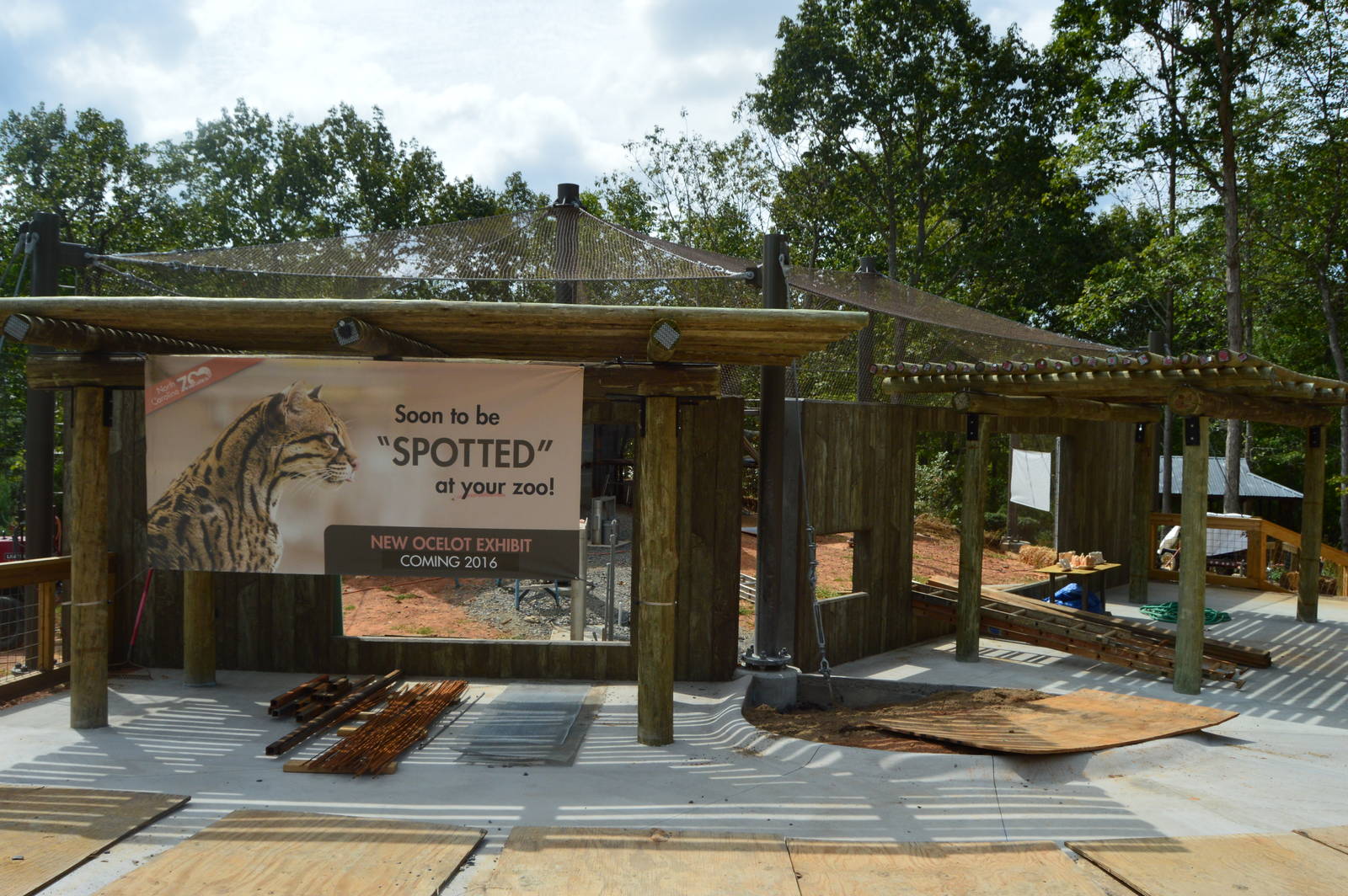 The Desert - Ocelot Exhibit Construction