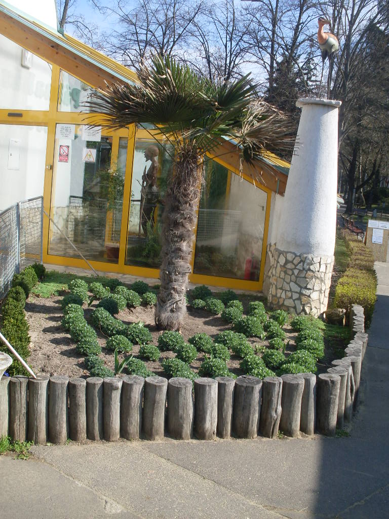 The entrance of the Palm House