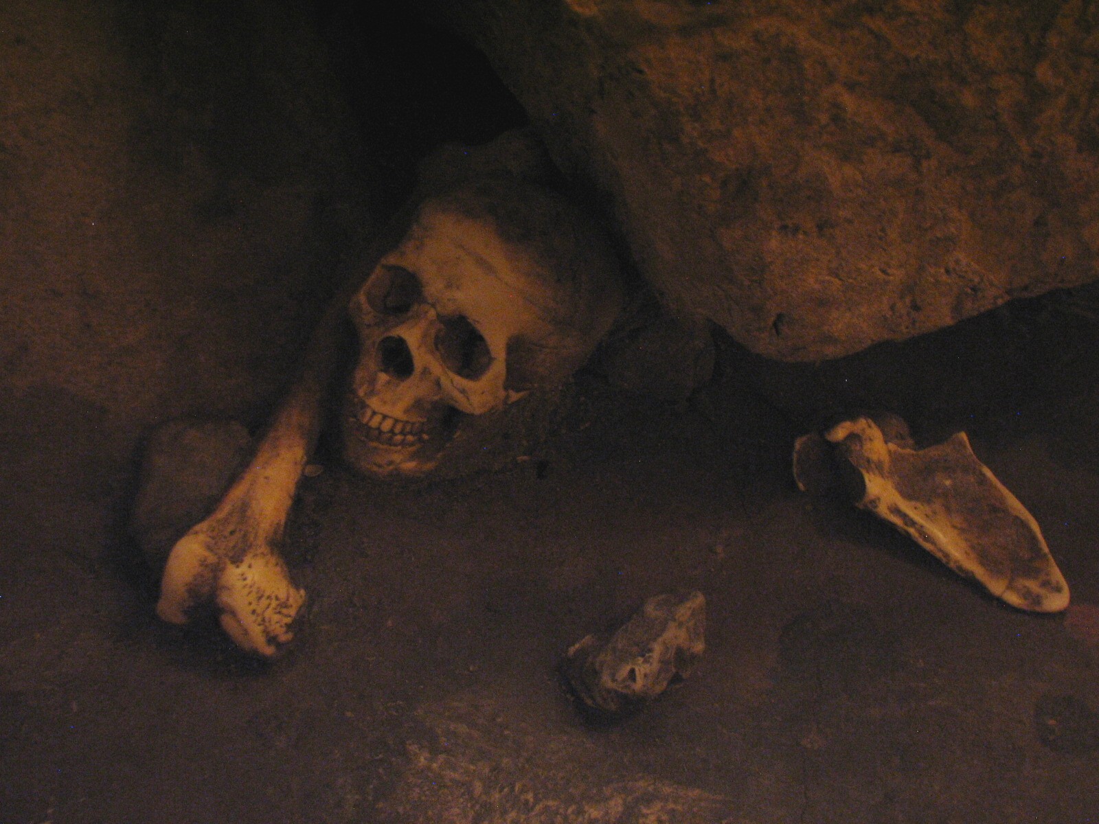 The Fragile Desert - Human Skull in Cave