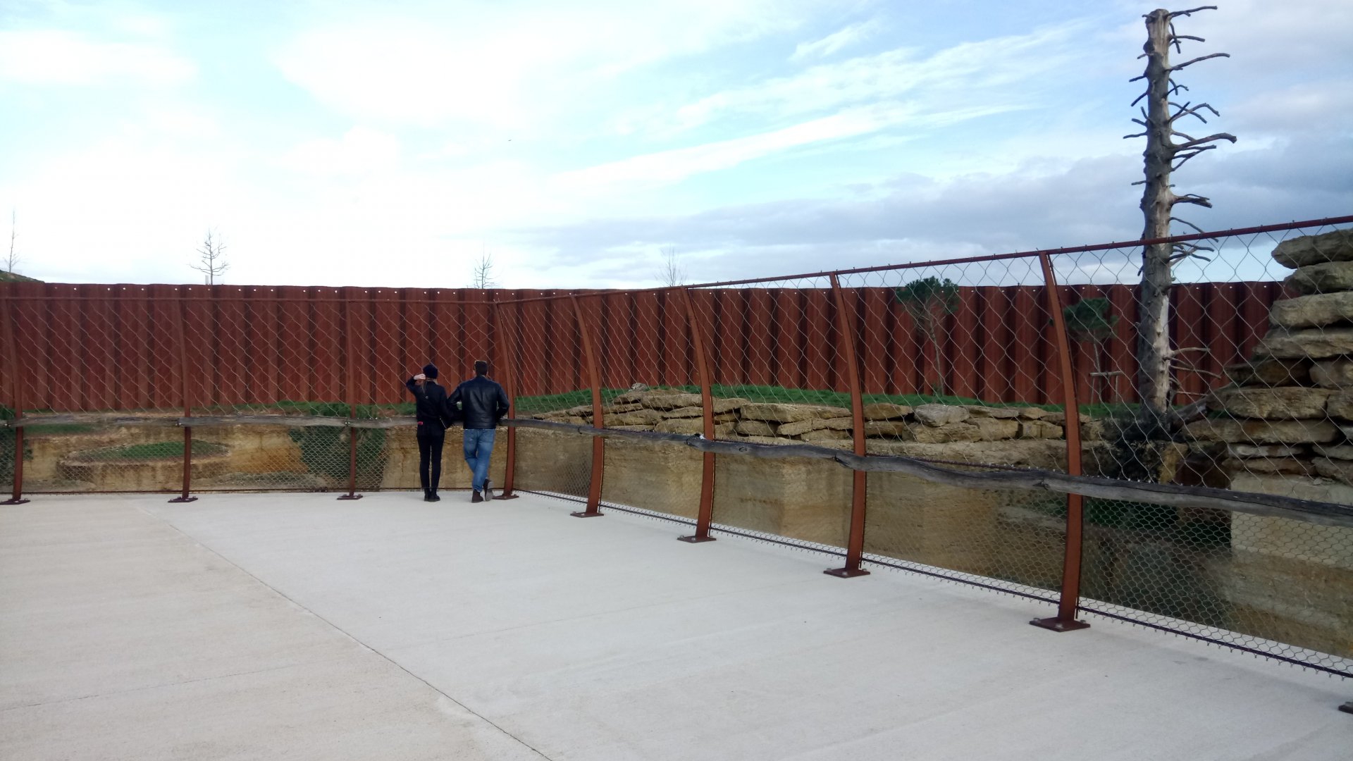 The ghosts of the Himalayas - Snow leopards enclosure viewing plateform
