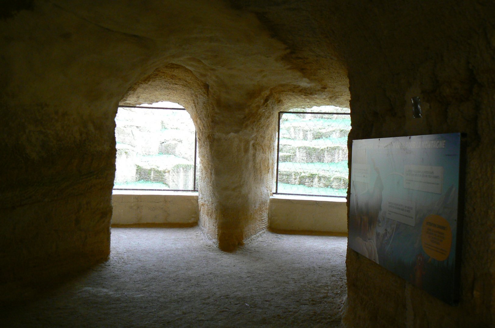 The ghosts of the Himalyas - Tajik markhors and himalyan tahrs exhibit viewing point from the tunnel
