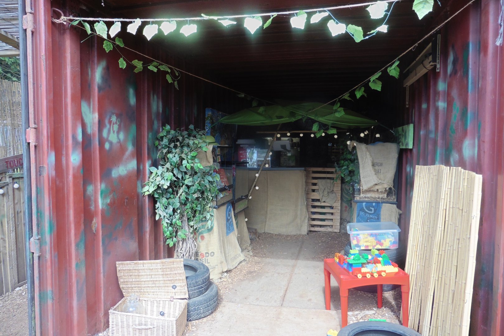 The Gift shop...er...Shipping Container.!