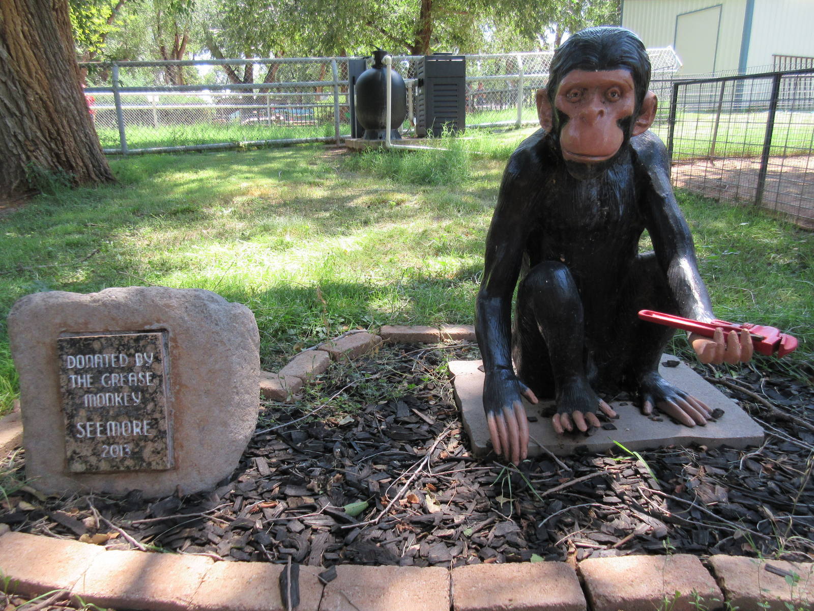 The Grease Monkey Statue