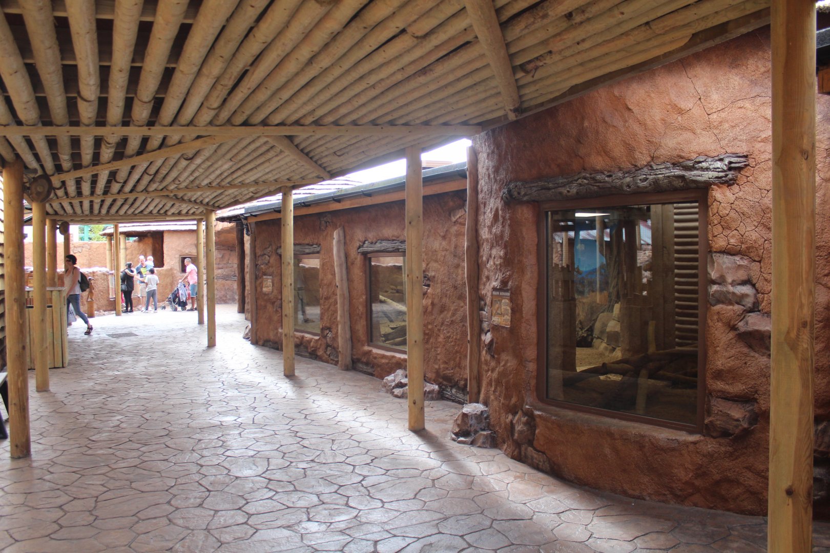 The interior of the "Little Africa" building