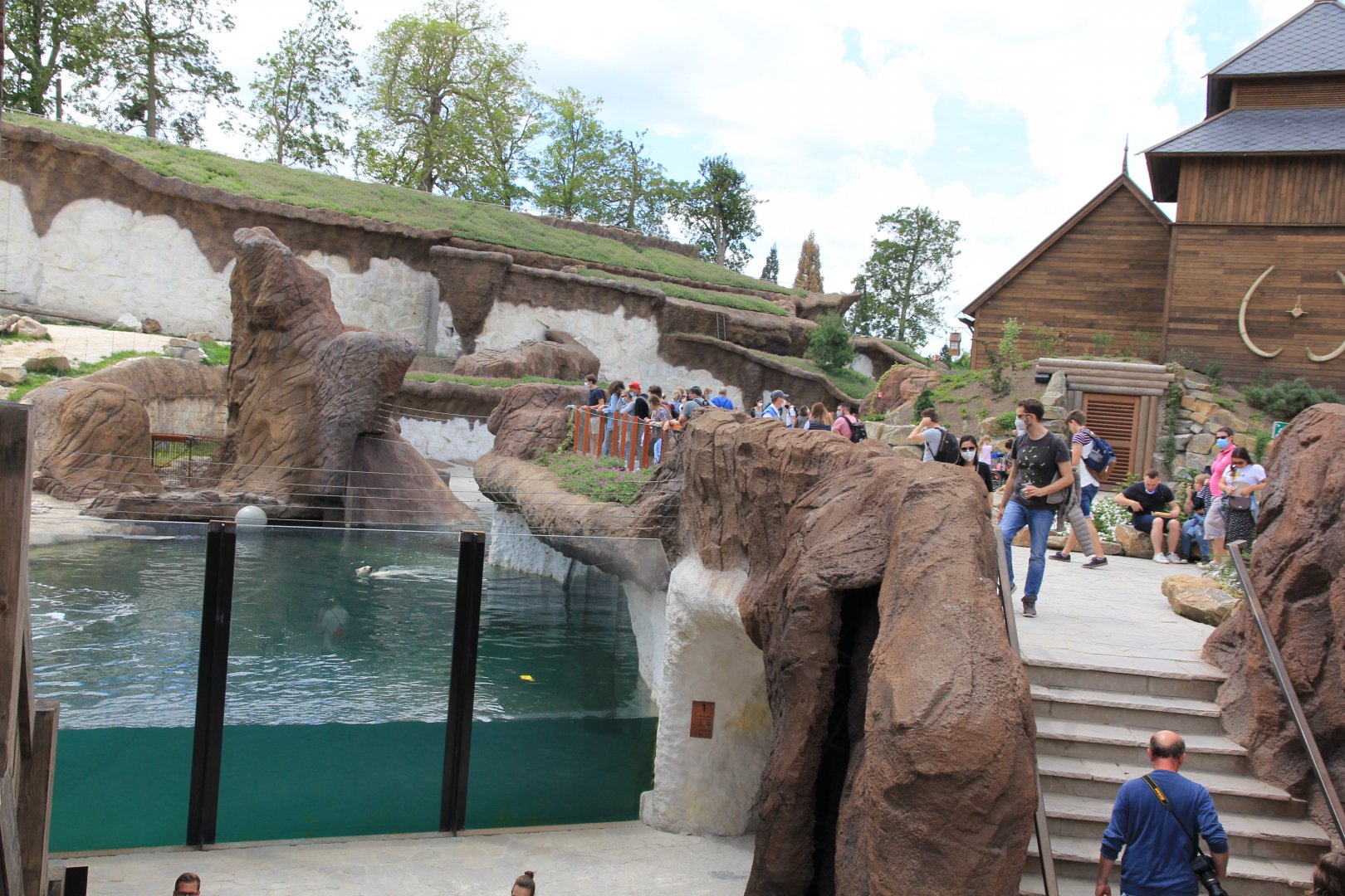 The Land of Cold - Polar bear enclosure