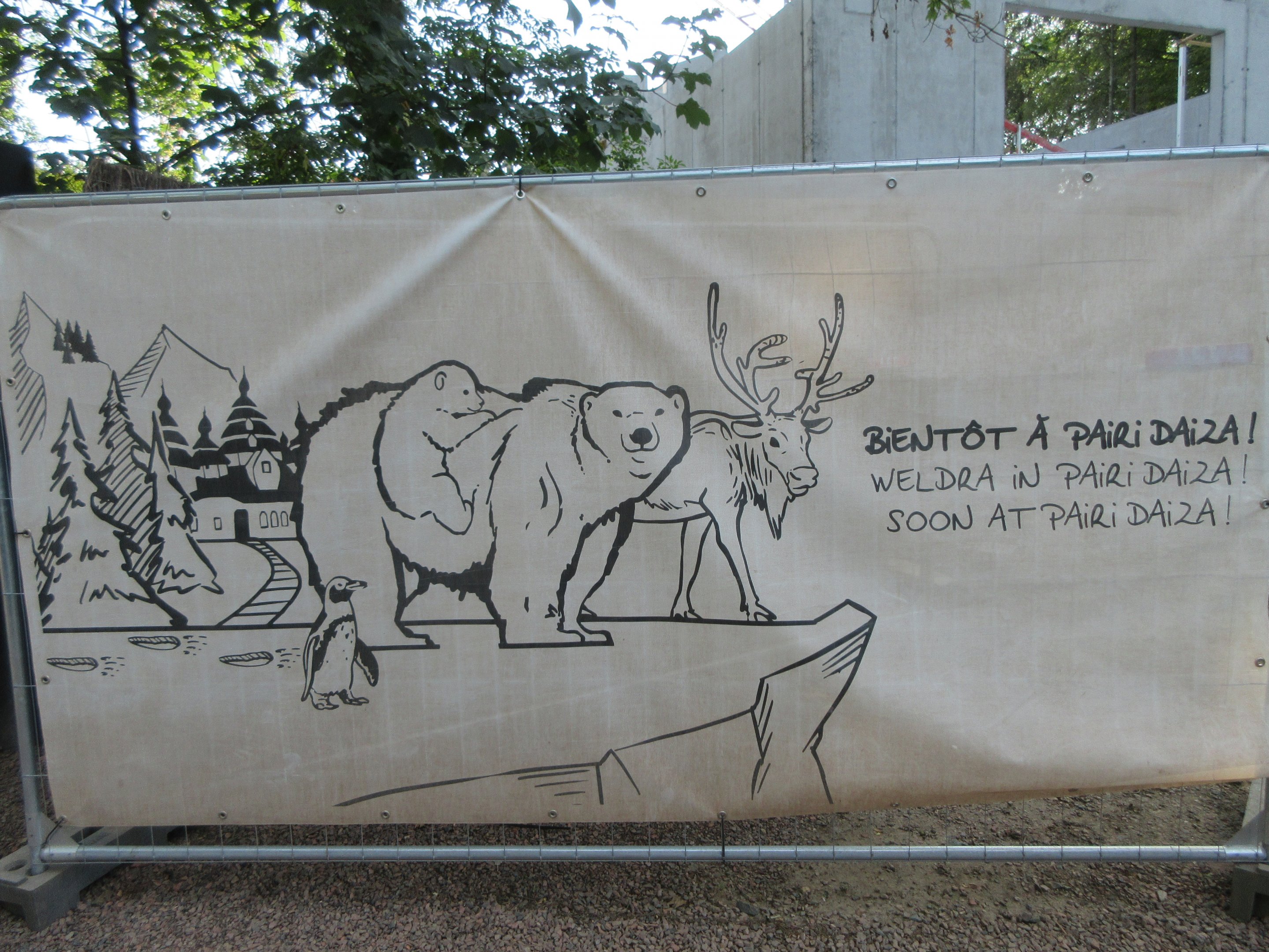 The Land of the Cold - Future Exhibit Sign