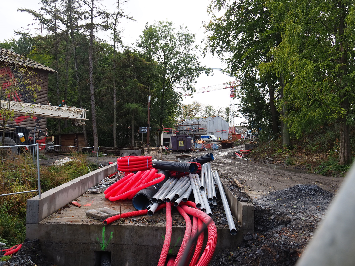 The Land of the Cold - Polar bears and penguins construction site, 2019-10-04