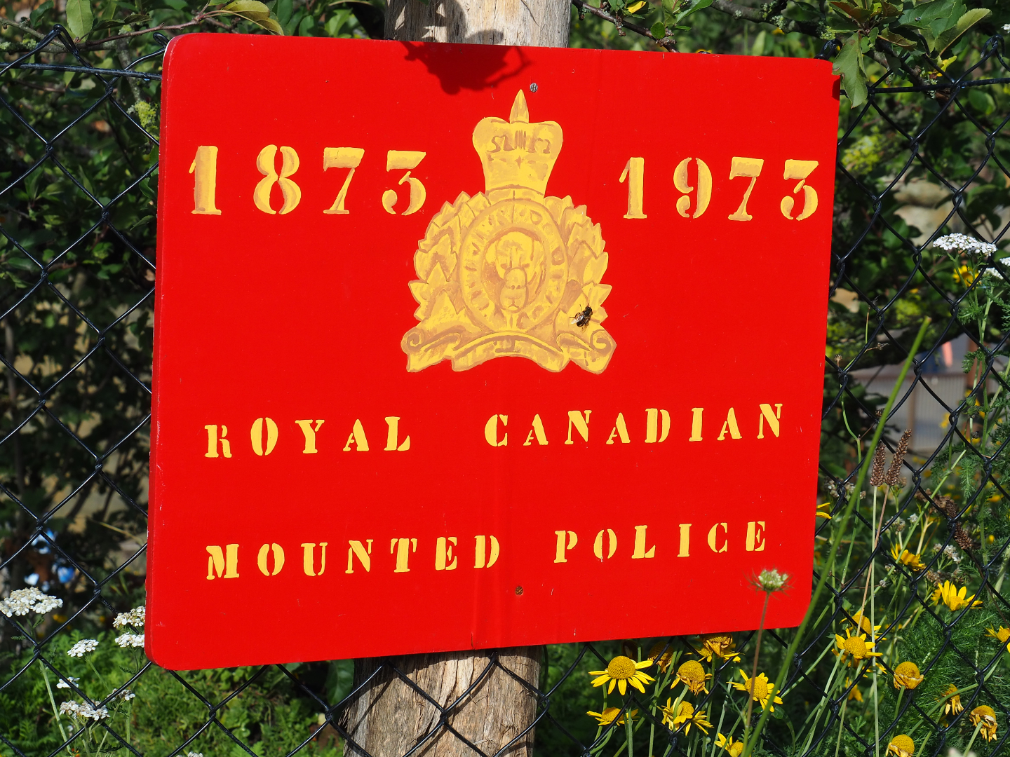 The Last Frontier theming - Sign Royal Canadian Mounted Police, 2019-10-04