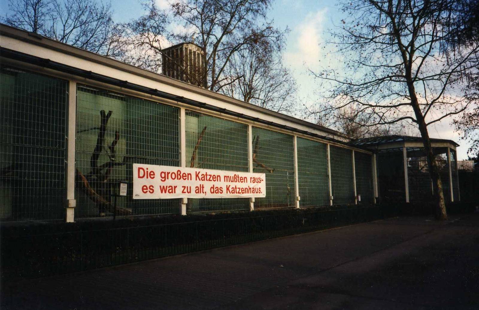 The Lion House Outdoor cages