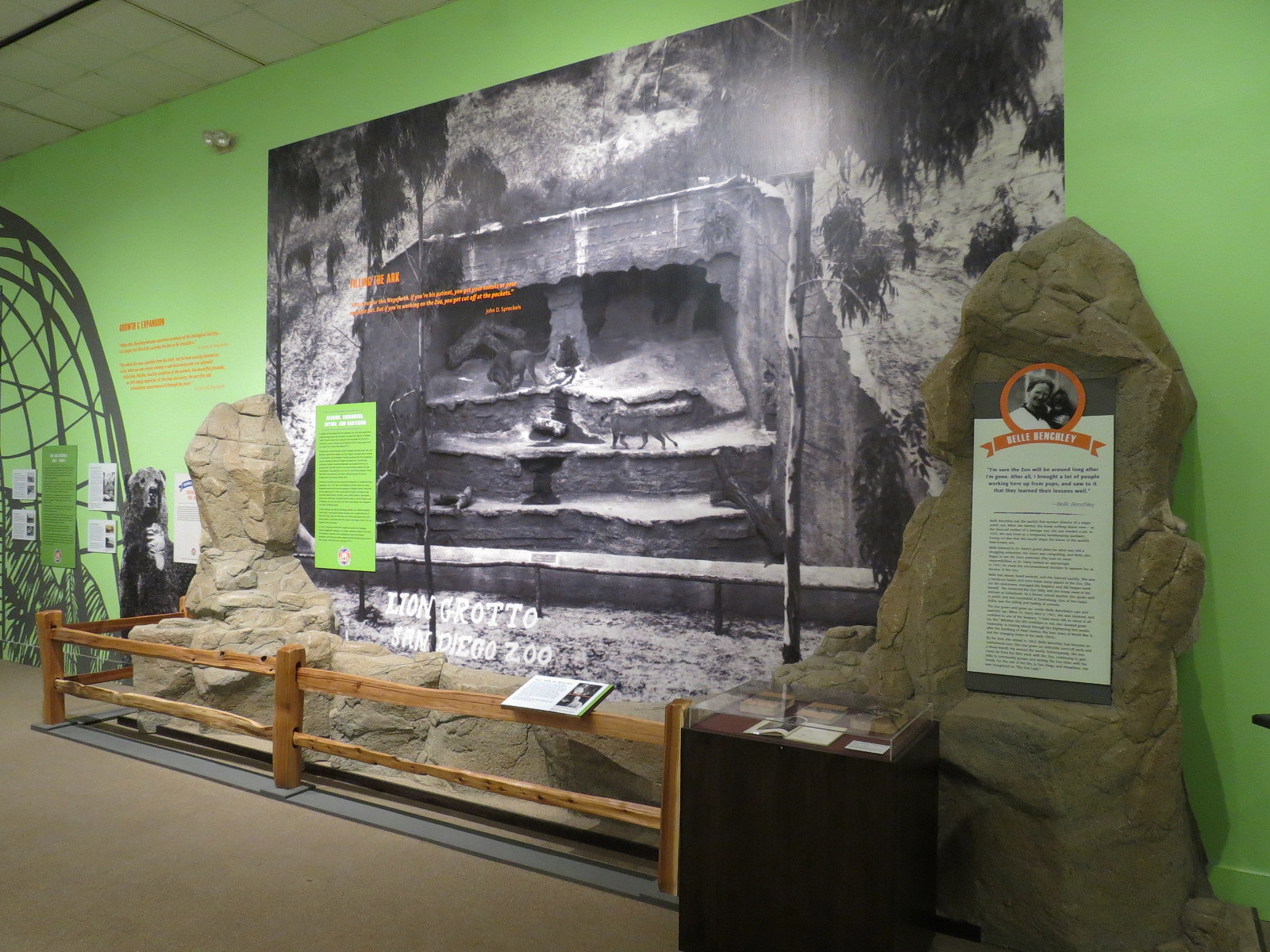 The Lore Behind The Roar! - Belle Benchley and Grotto Display