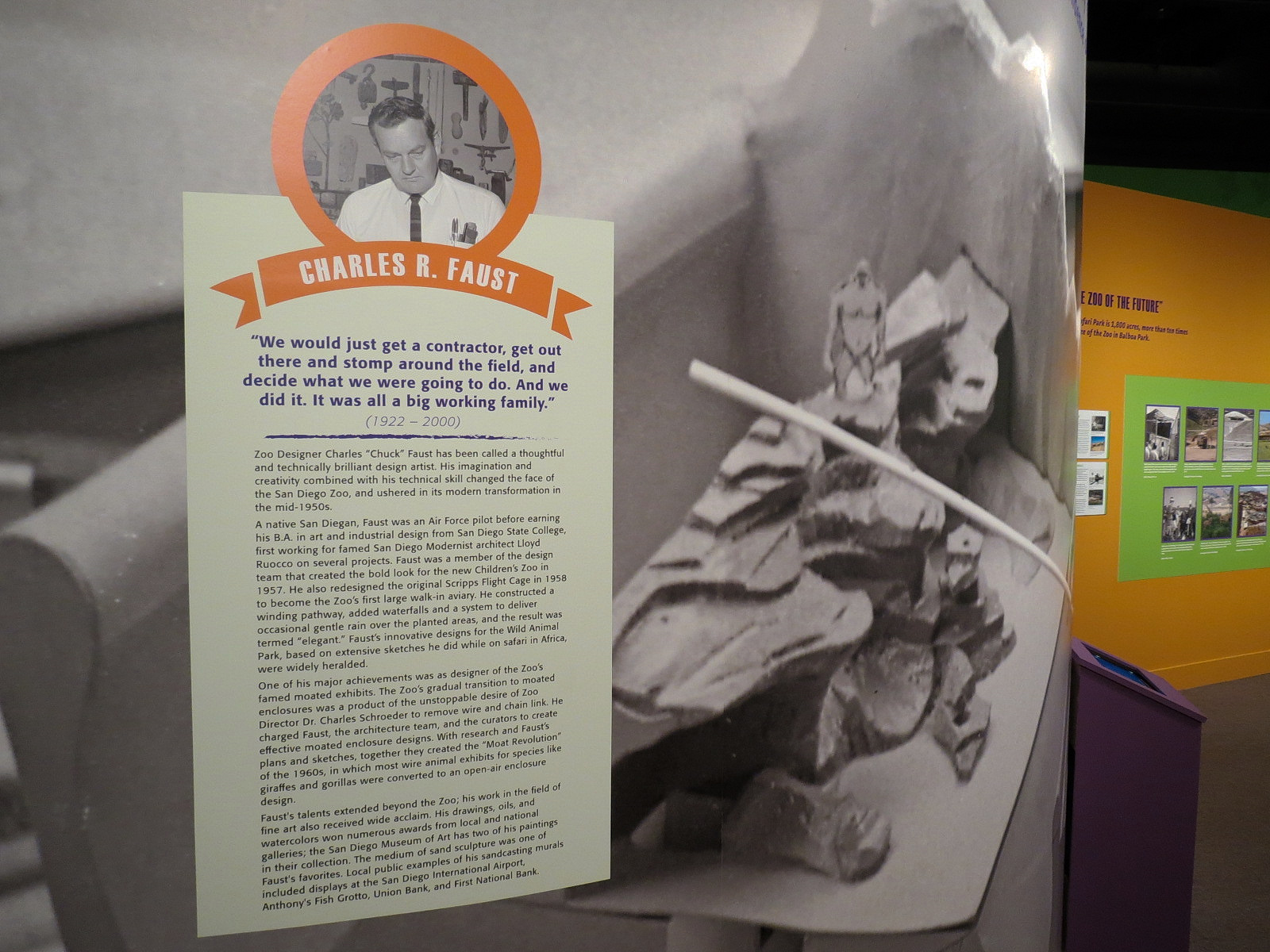 The Lore Behind The Roar! - Charles Faust Zoo Design Display