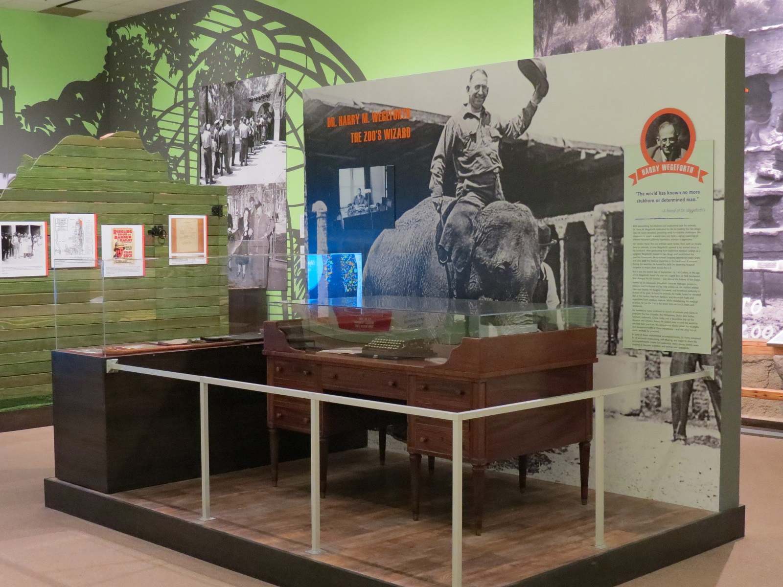 The Lore Behind The Roar! - Dr. Harry Wegeforth Display