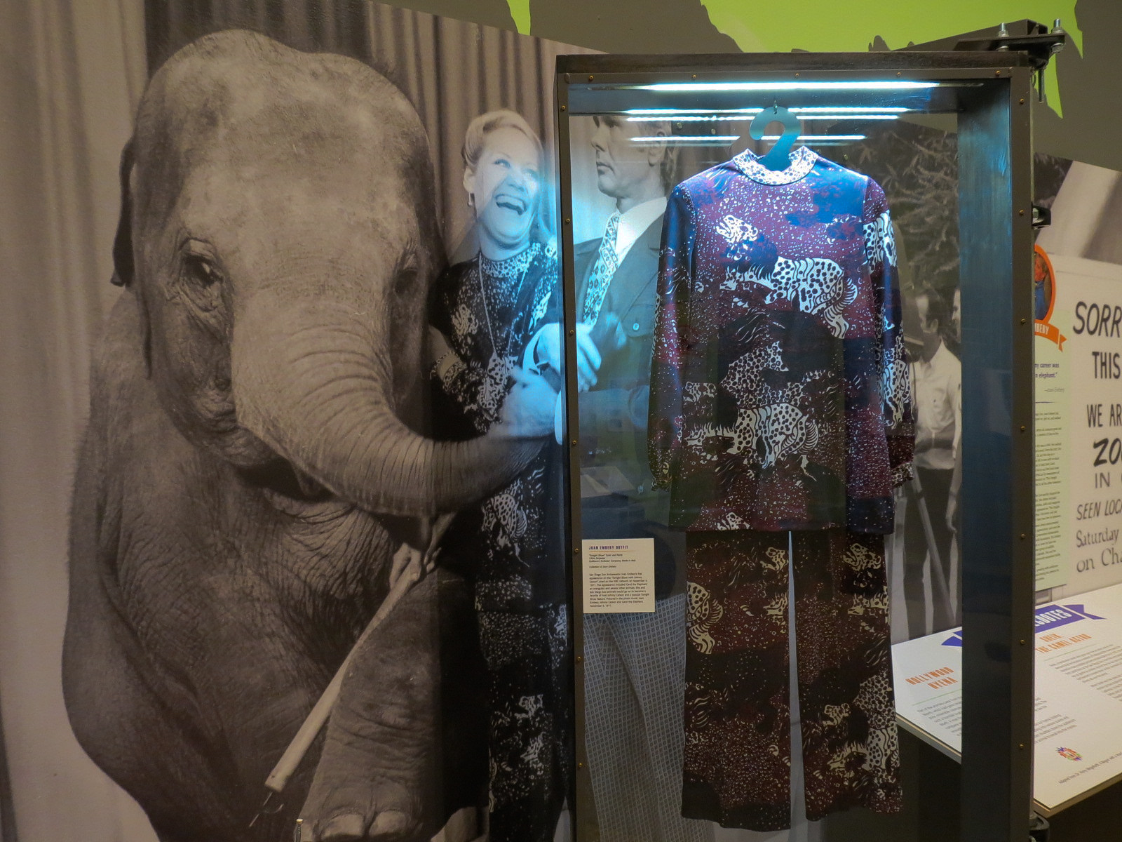 The Lore Behind The Roar! - Joan Embery Tonight Show Display