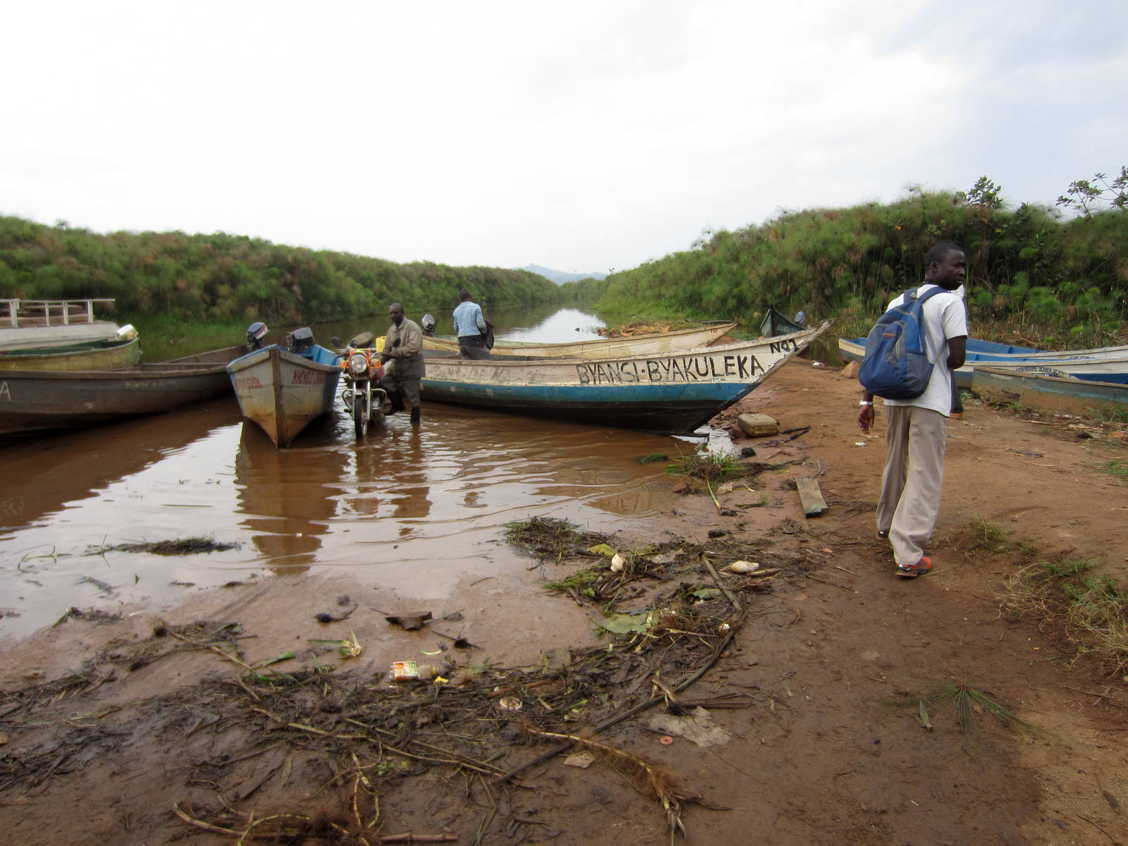 The main channel from where the boats depart