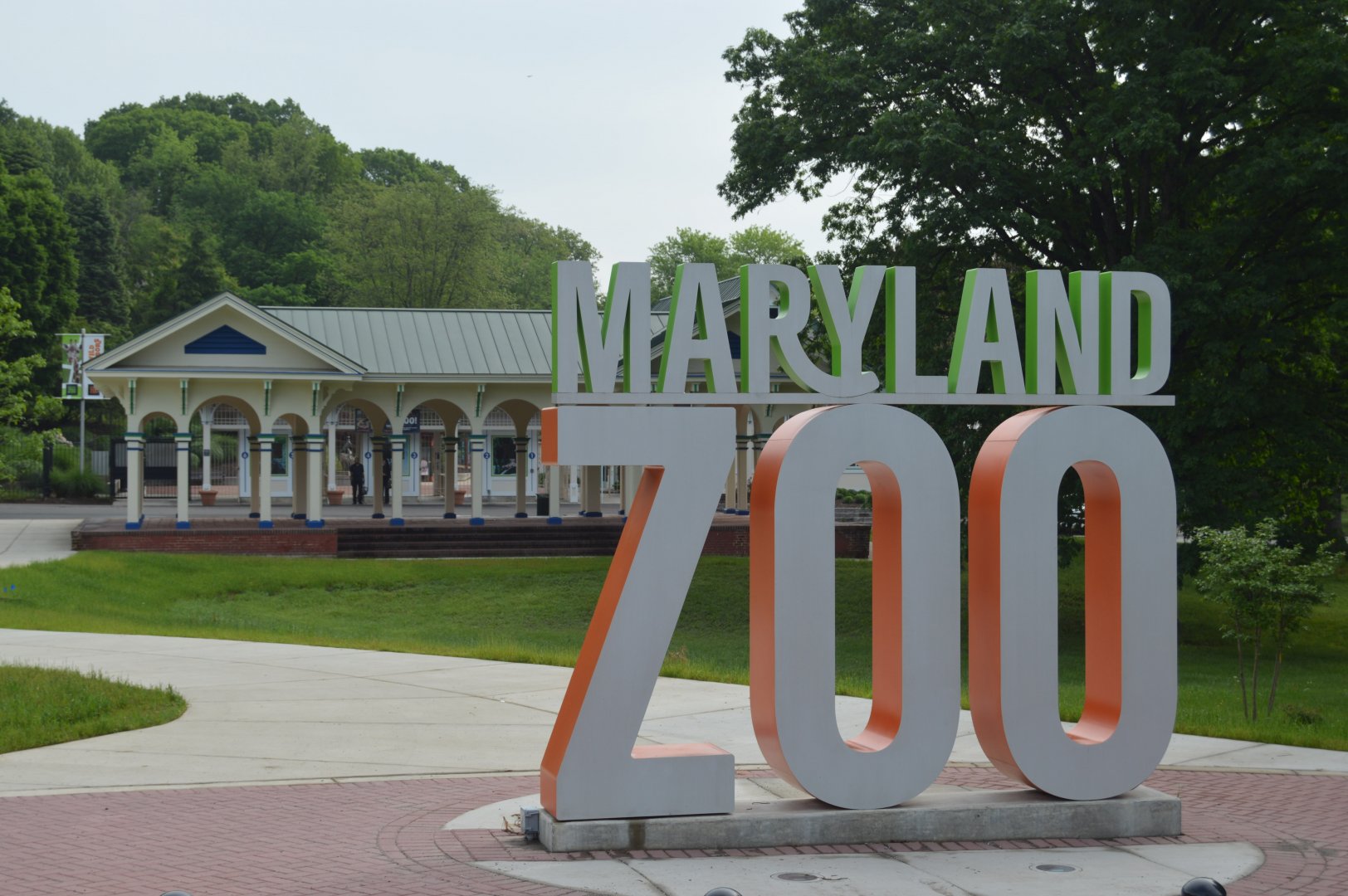The Maryland Zoo in Baltimore - Entrance