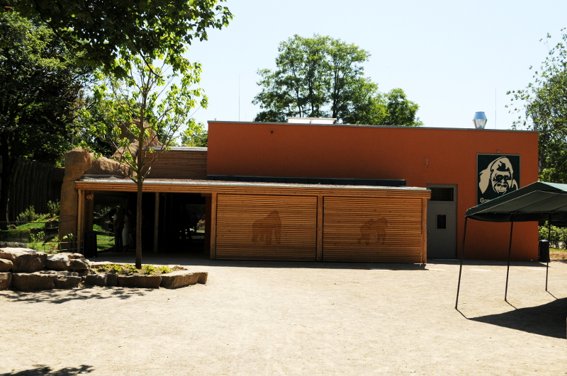 The new Gorilla house at Krefeld
