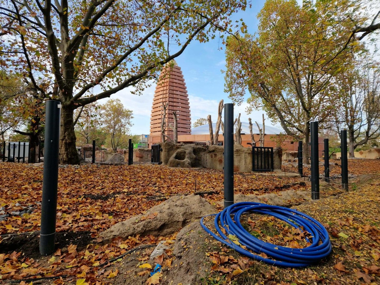 The new Rhino Pagoda under construction