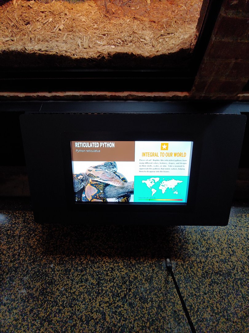 The new video displays are very nice