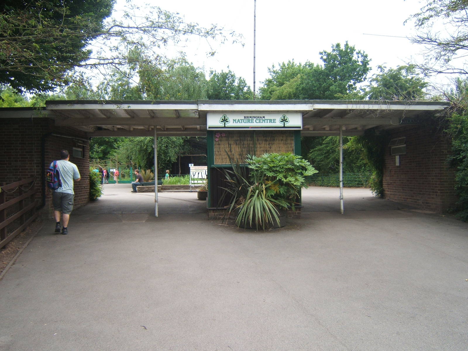 The old Birmingham Zoo entrance in the middle of the Nature Centre
