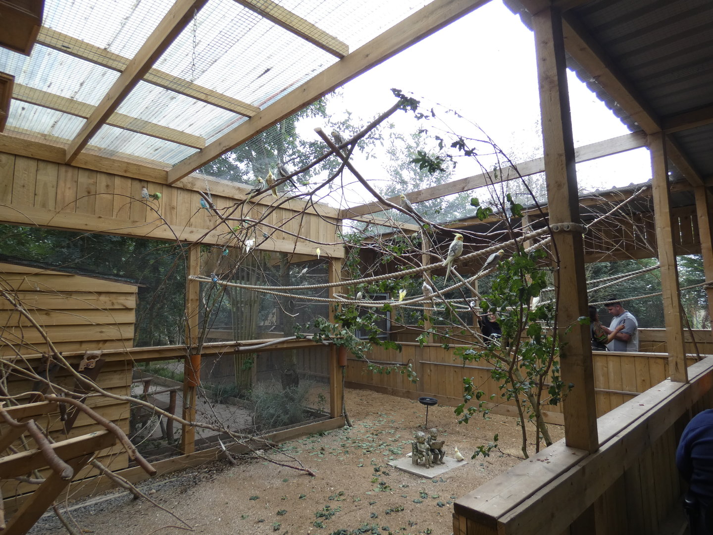 The Peaceful Plot walk-through aviary
