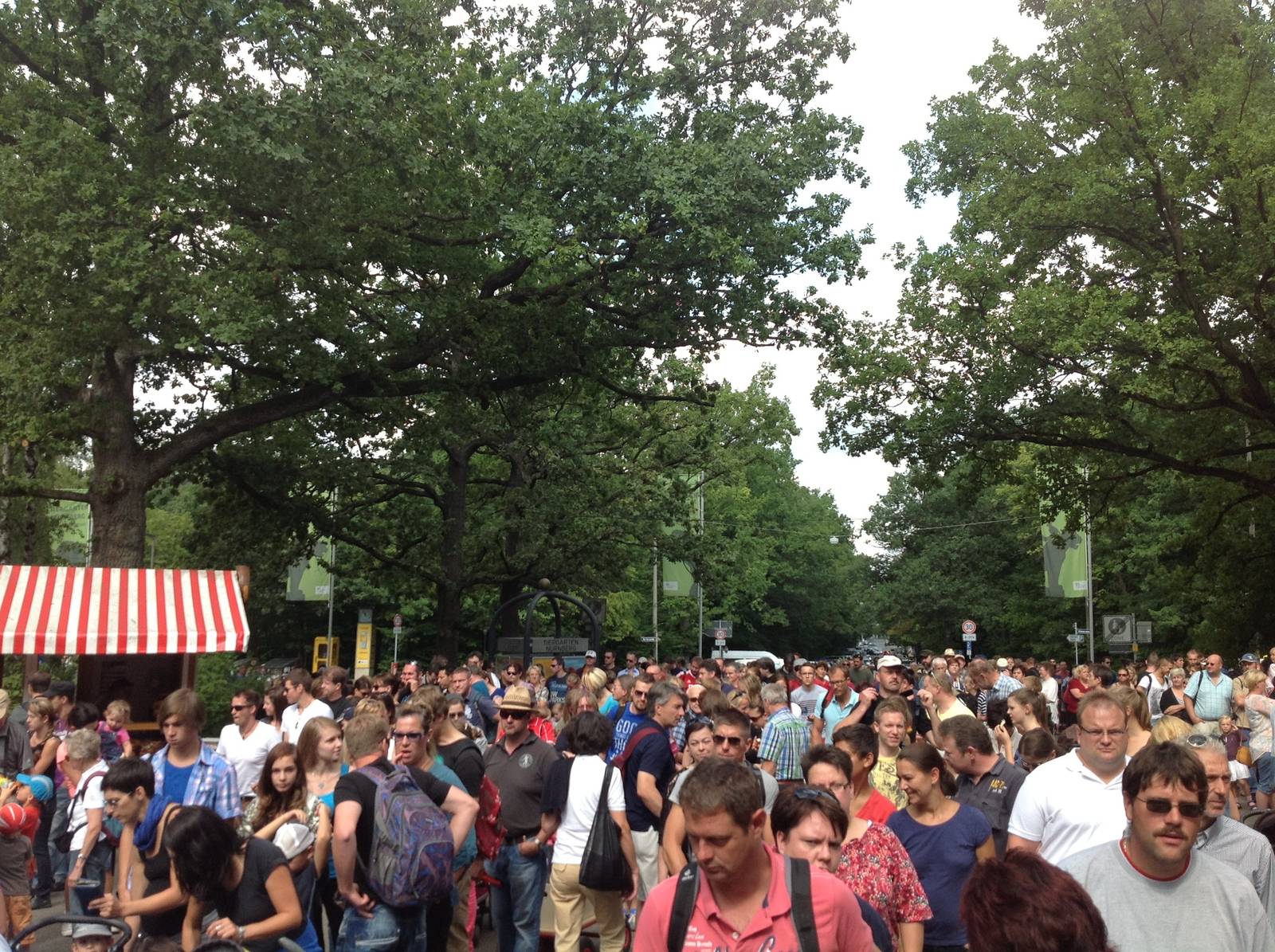 The queues at Nuremberg