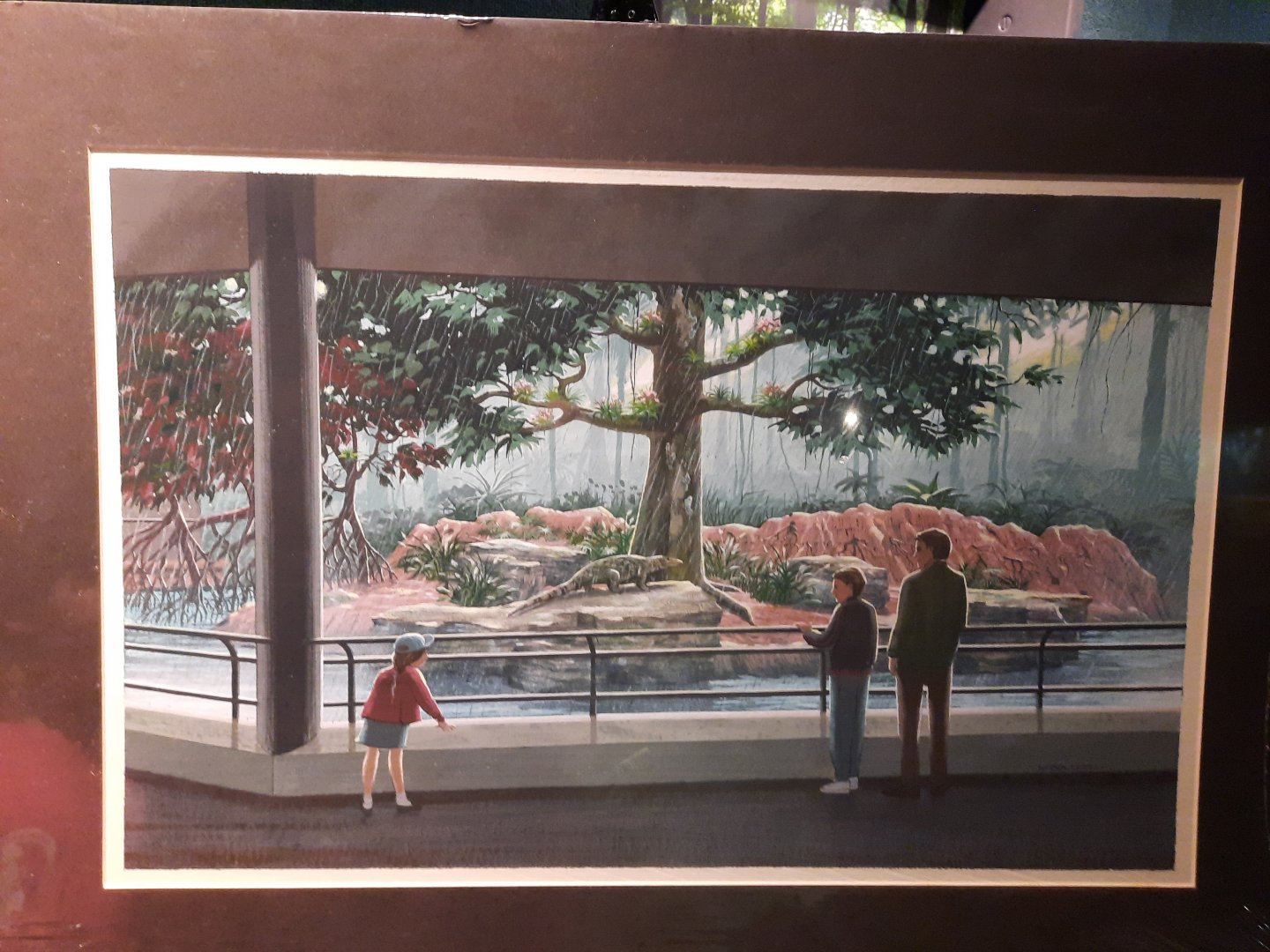 The RainForest Concept Art (1991) - Stormy Island