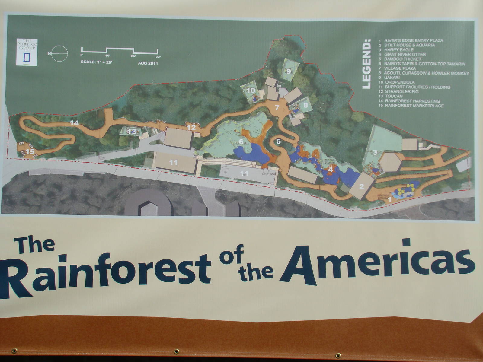 The Rainforest of the Americas site plan