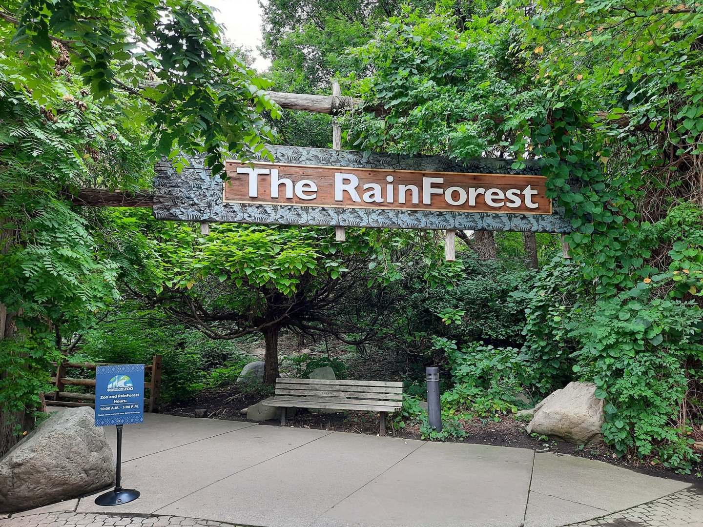 The RainForest - Trail Sign