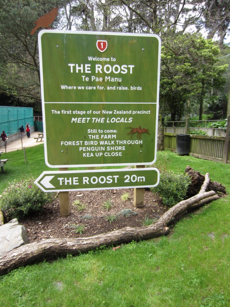 The Roost signage