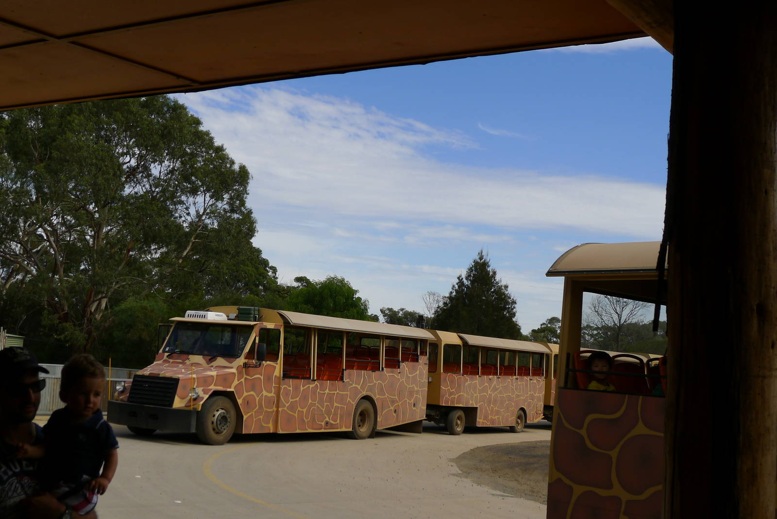 The Safari Bus and 3 trailers