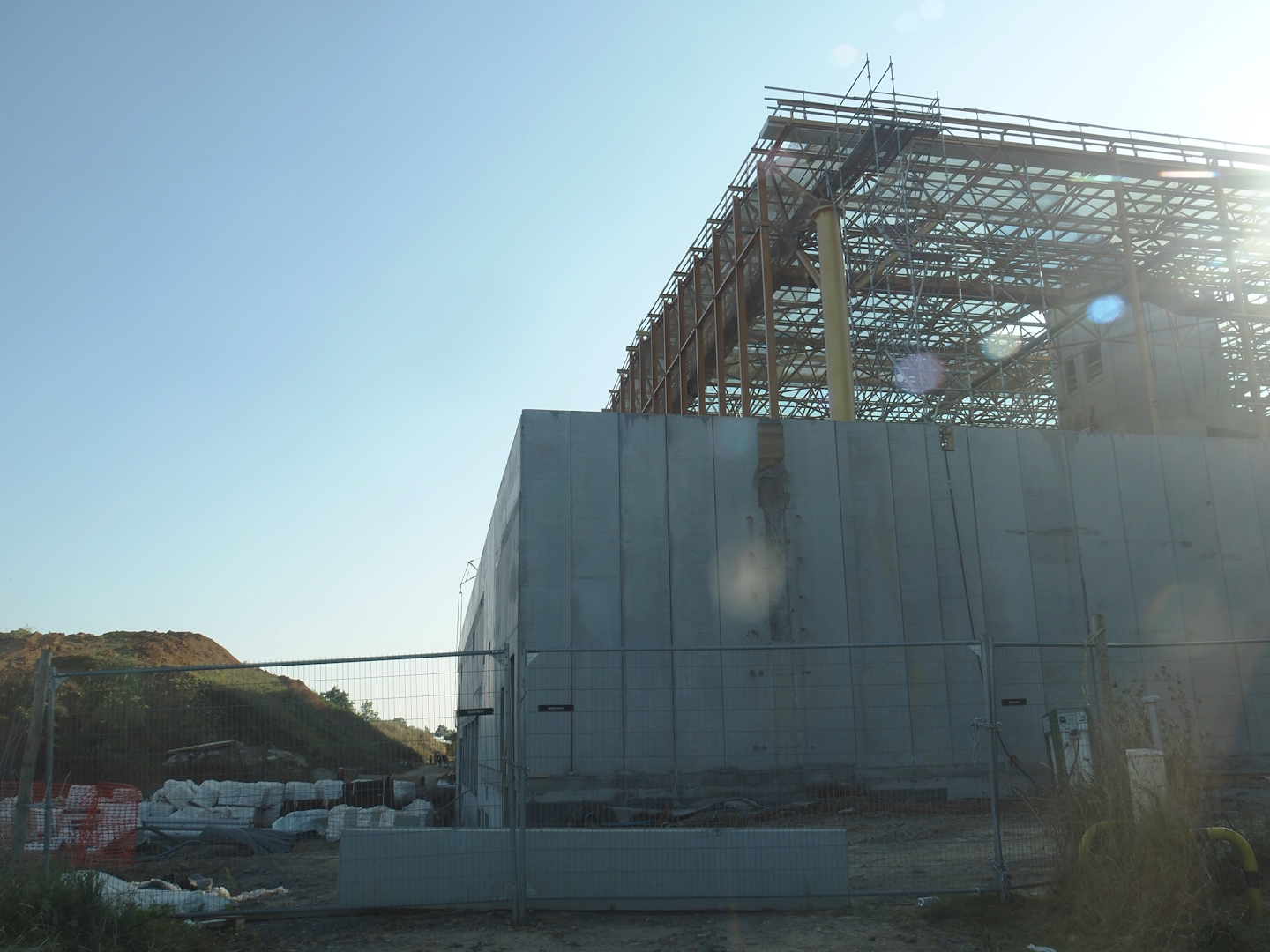 The Sanctuary (Massive South American rainforest hall with hotel rooms) construction site, 2024-09-17