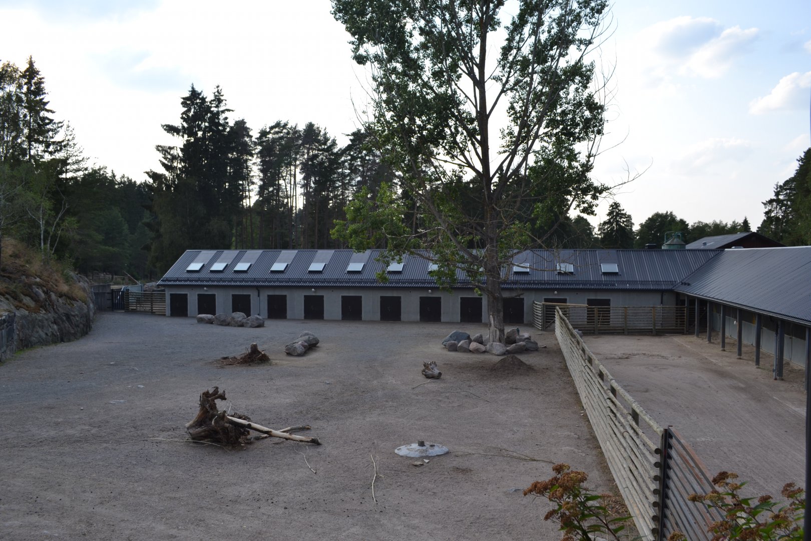 The savannah stable at Kolmården