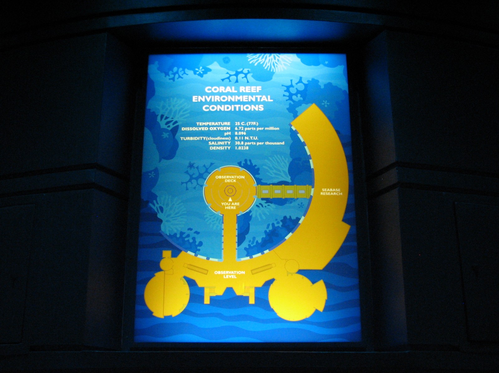 The Seas at EPCOT - Observation Deck Map