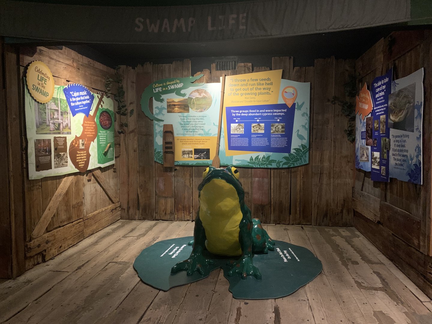 The Swamp - New frog statue