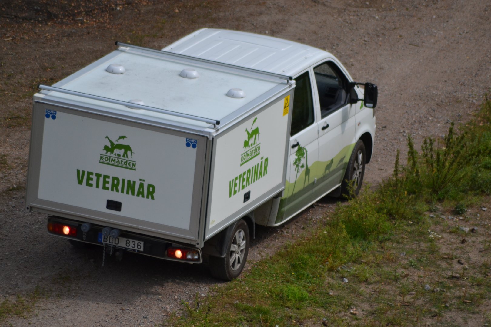 The vet car at Kolmården