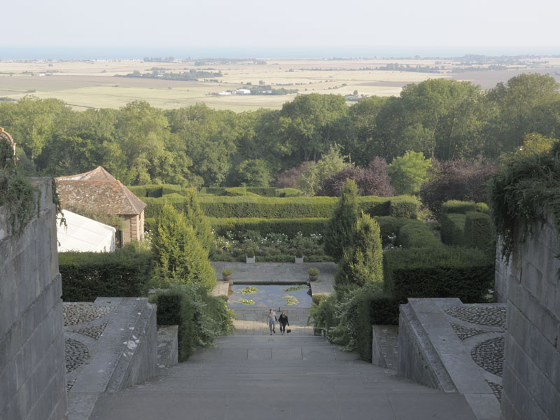The view from the steps