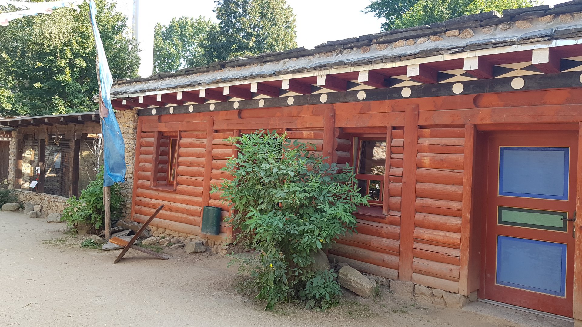 They have the largest replica Tibetan village in Europe.