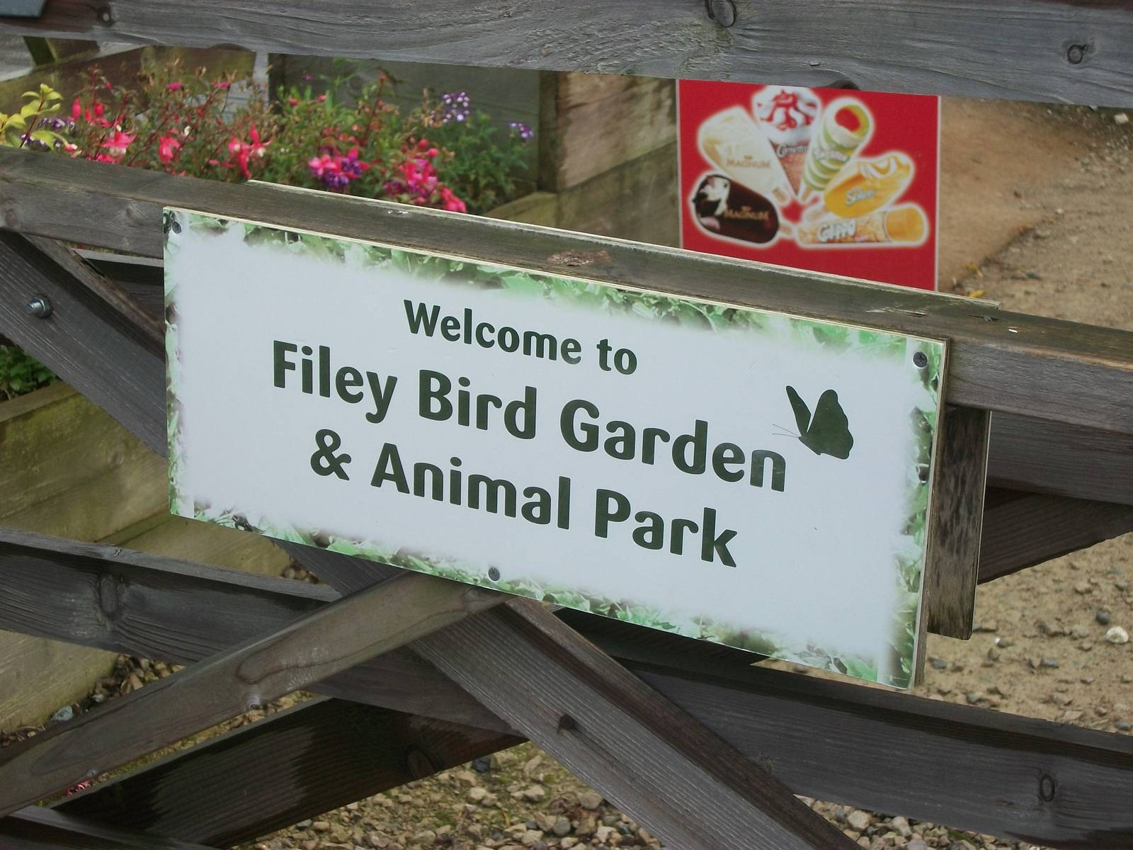 Through the gate to the bird garden, 21st August 2014