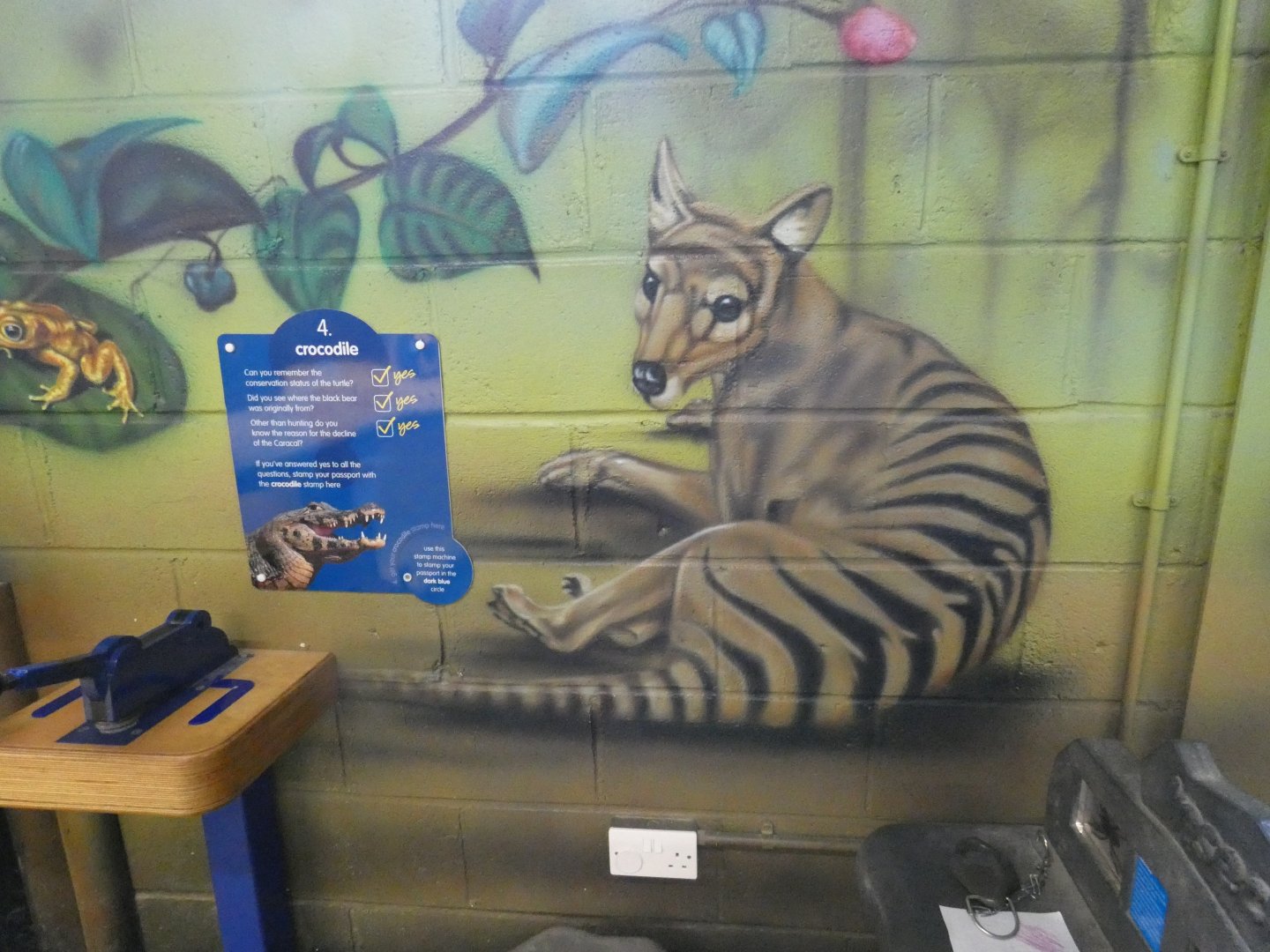 Thylacine mural